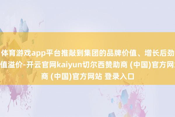 体育游戏app平台推敲到集团的品牌价值、增长后劲所带来的估值溢价-开云官网kaiyun切尔西赞助商 (中国)官方网站 登录入口